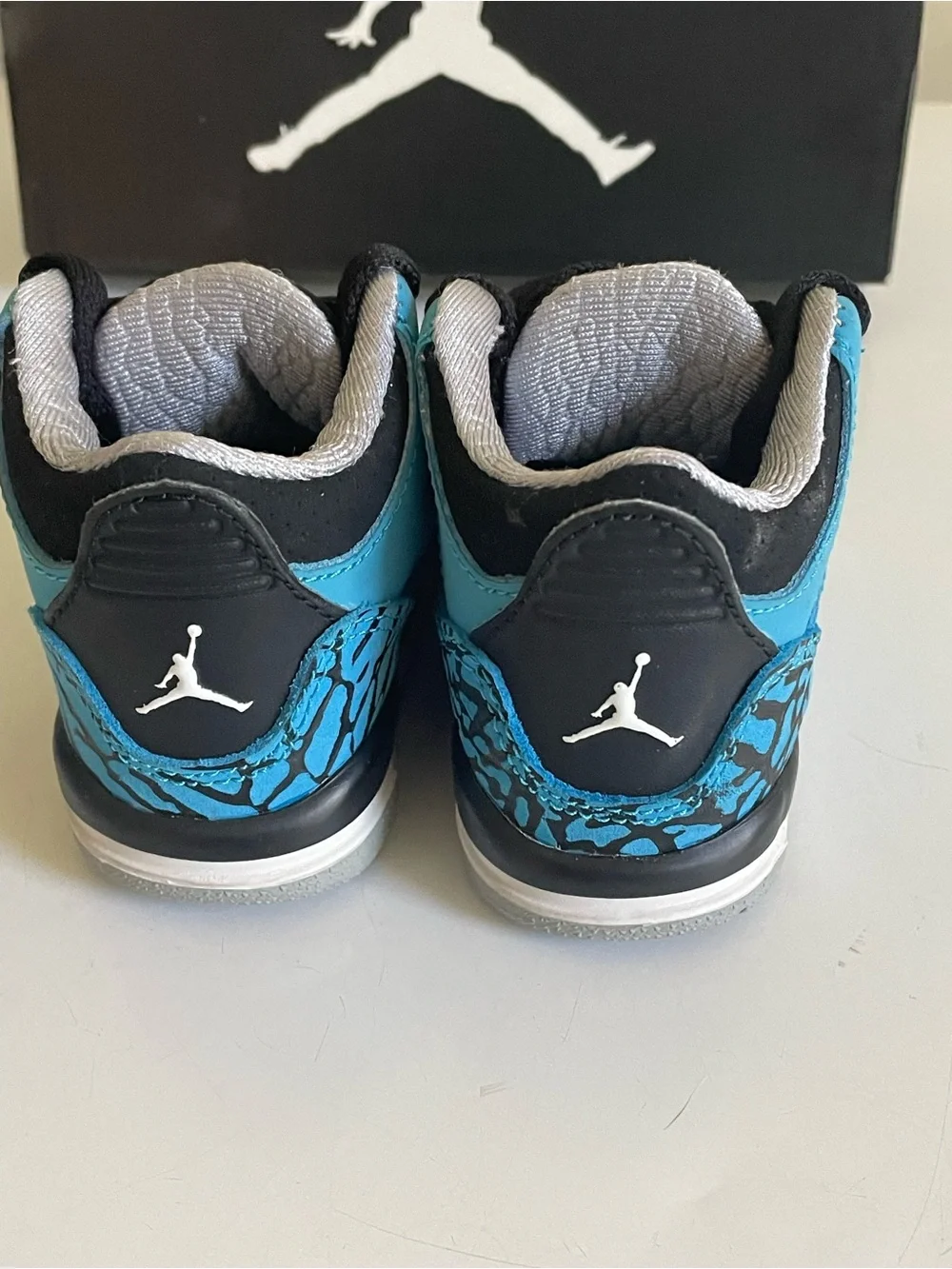 Nike Air Jordan 3 Retro (2014) Powder Blue Toddler Size 4C New